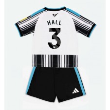 Newcastle United Lewis Hall #3 Hemmaställ Barn 2026-27 Korta ärmar (+ Korta byxor)
